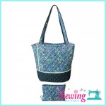 TOTE BAG WITH SMALL POUCH - BAG/SQUARE016